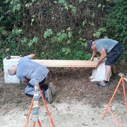 De nouveaux bancs au parc Laparel ! -2