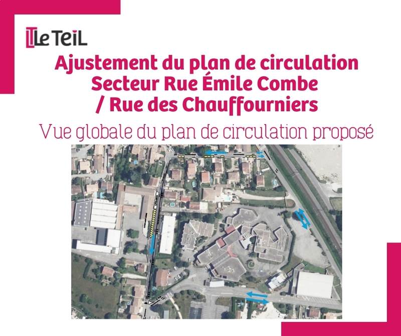Ajustement du plan de circulation – Secteur Rue Émile Combe / Rue des Chauffourniers