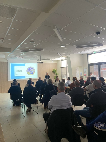 Inspection de la gendarmerie au Teil