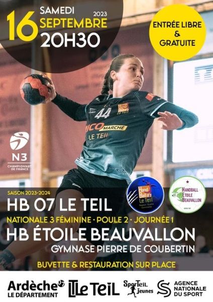 1er match de la saison du HB 07