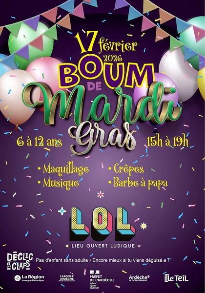BOUM de Mardi Gras