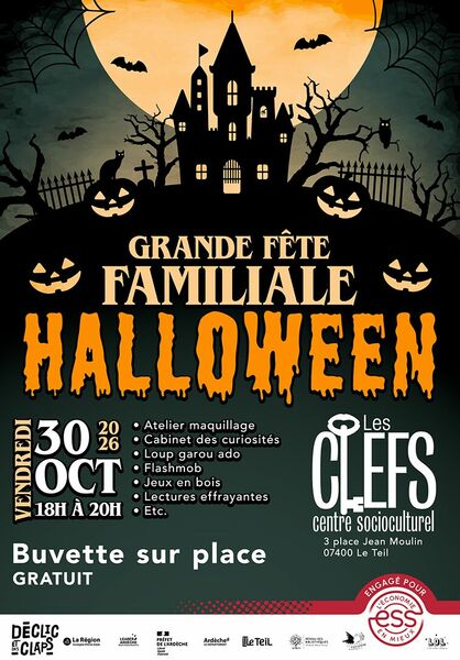 Grande fête d'halloween