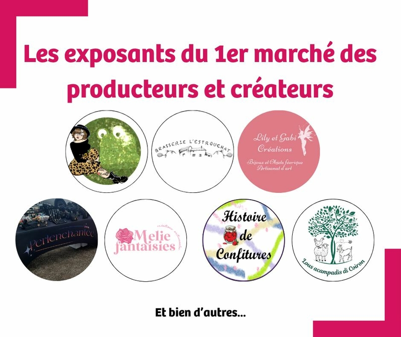 Le 1er marché des producteurs et créateurs de la région