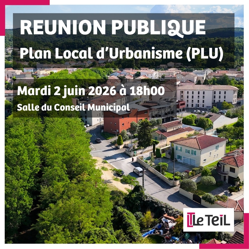 Réunion publique – Plan Local d’Urbanisme (PLU)