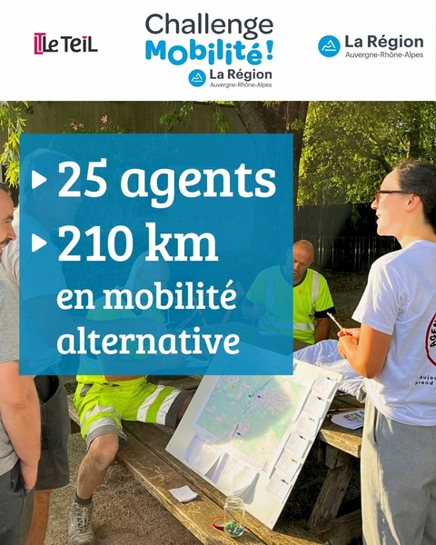Challenge Mobilité 2026 : les agents de la Ville du Teil relèvent le défi !