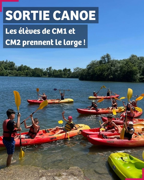 Des sorties canoë sous le soleil !