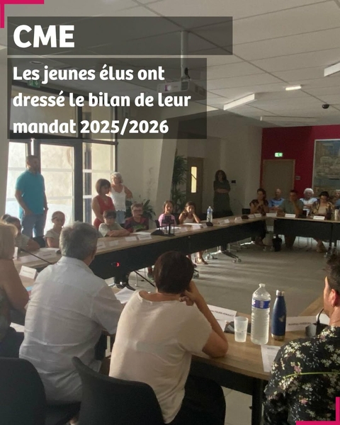Les jeunes élus du CME dressent le bilan de leur mandat !