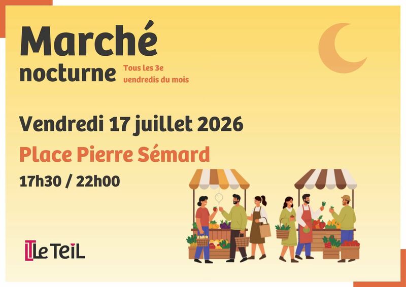 Le rendez-vous du vendredi avec le Marché Nocturne !