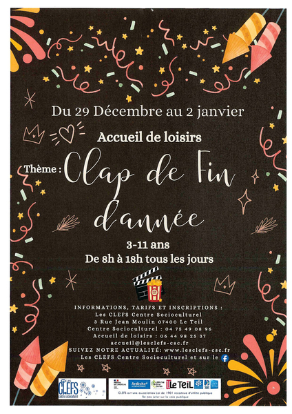 Clap de fin d'année pour le Centre de Loisirs !
