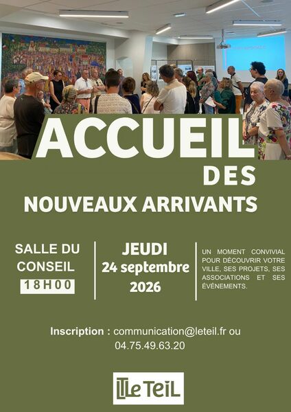 Accueil des nouveaux arrivants