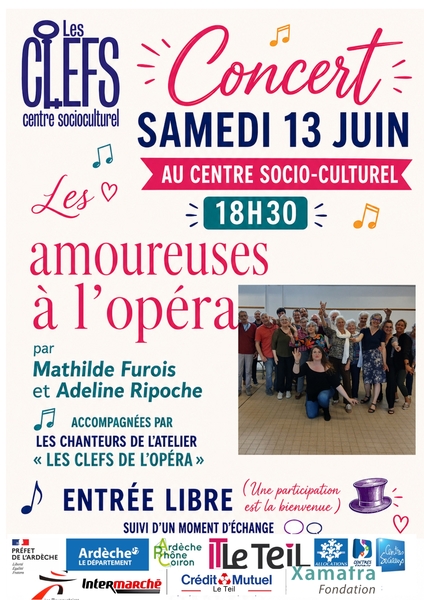 Concert – Les Amoureuses de l’Opéra