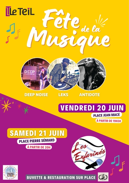 Fête de la Musique 2025 au Teil !