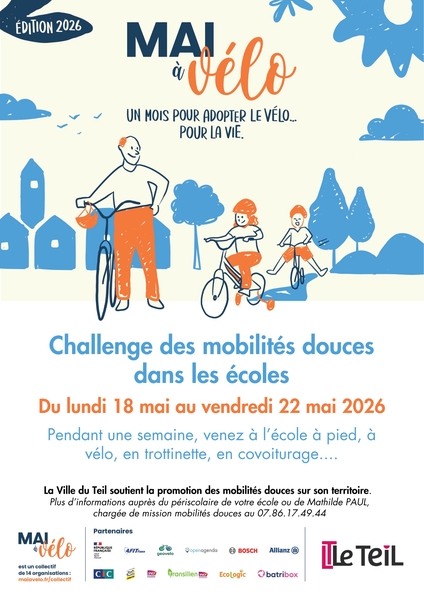 Mai à vélo – Challenge des mobilités douces au Teil
