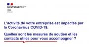 Les mesures de soutien pour votre entreprise