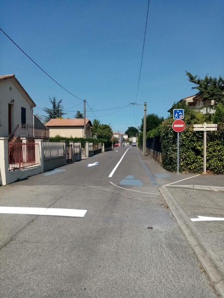Aménagements finalisés – Rue Émile Combe / Rue des Chauffourniers