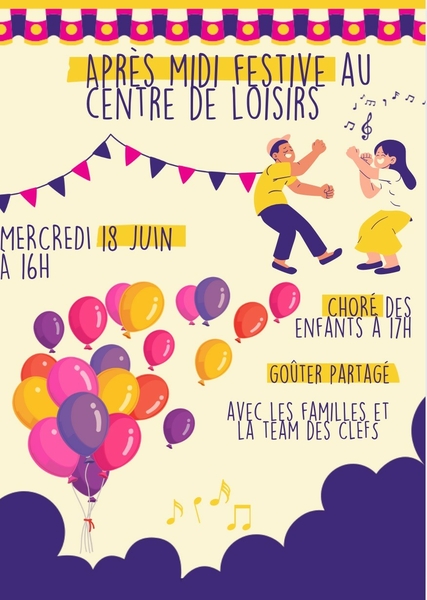 Après-midi festive au Centre de Loisirs
