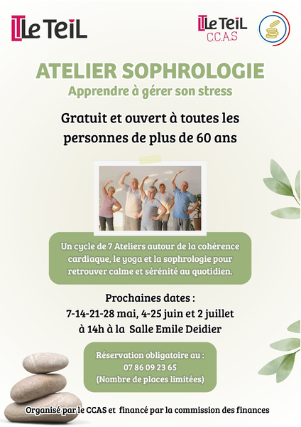 Atelier sophrologie : apprendre à gérer son stress