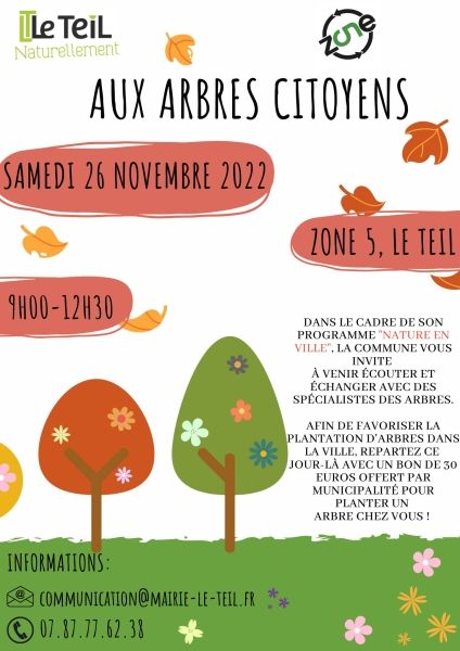 Aux arbres citoyens - 26-11-2022