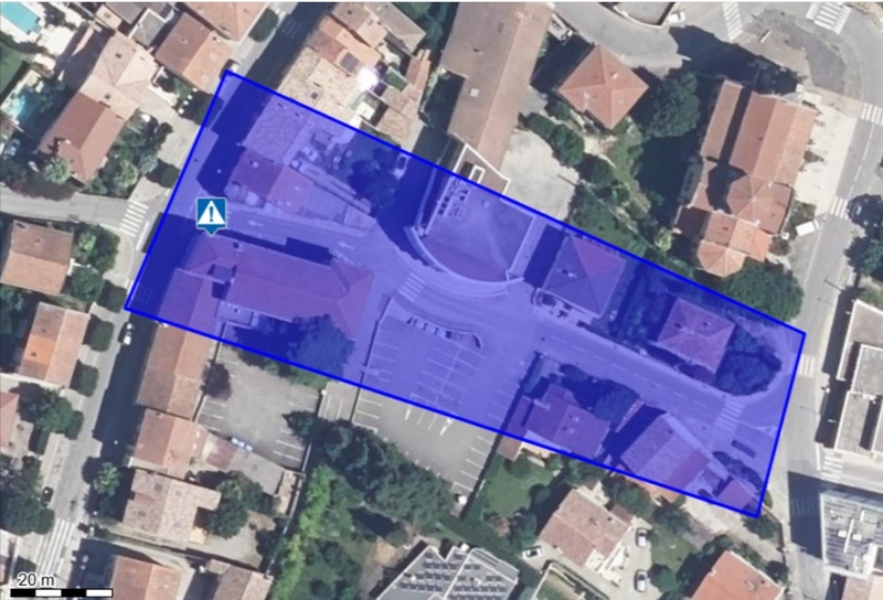 Fermeture de la rue Henri Dunant