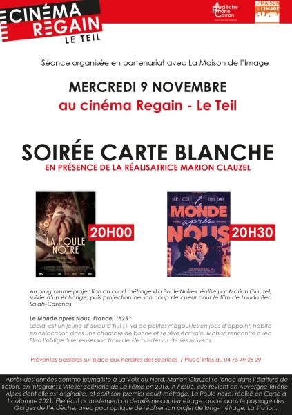 carte blanche marion clauzel 9 nov