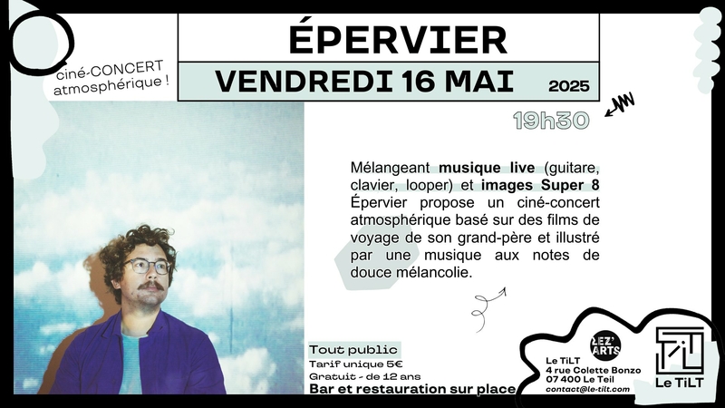 Ciné-Concert : EPERVIER au TiLT