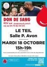 Collecte de sang le 18 octobre 2022