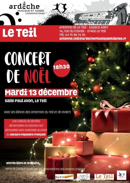 CONCERT DE NOEL - 13 décembre 2022 - LE TEIL