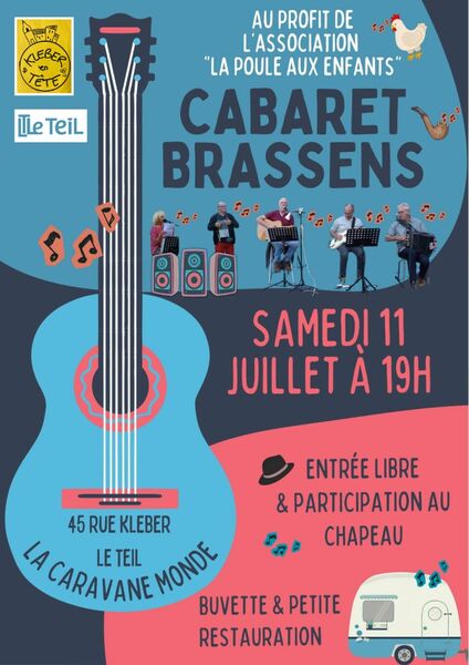 Cabaret Brassens : une soirée en hommage à Georges Brassens
