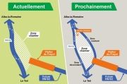 Contournement du Teil - les services de l'Etat nous informent de la modification de la circulation sur la RN102 au niveau de la montée des Combes - 26-09-2022