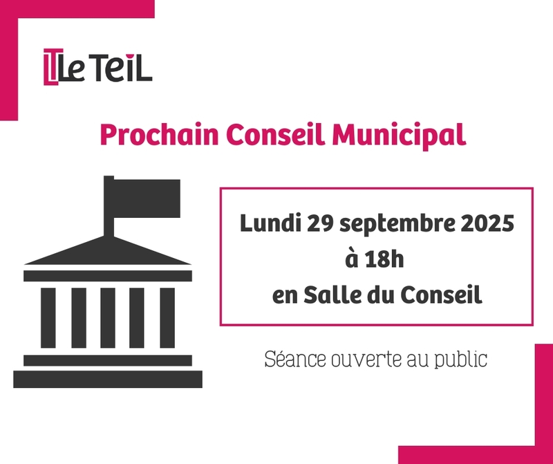 Convocation au Conseil Muncipal