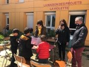 Création des jardins partagés - La Violette - Avril 2021 -1
