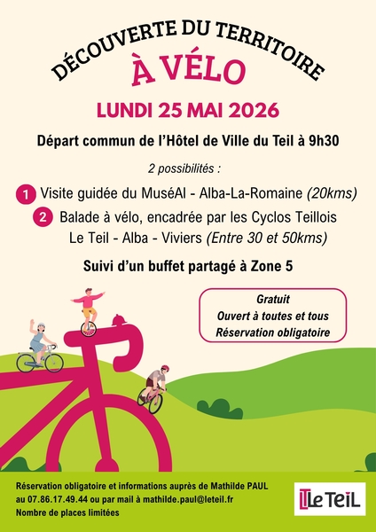 Découverte du territoire à vélo !