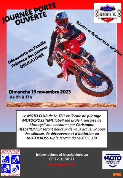 Découverte et initiation au Motocross