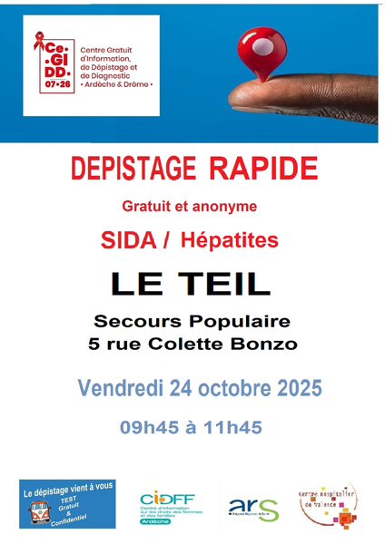 Dépistage rapide !