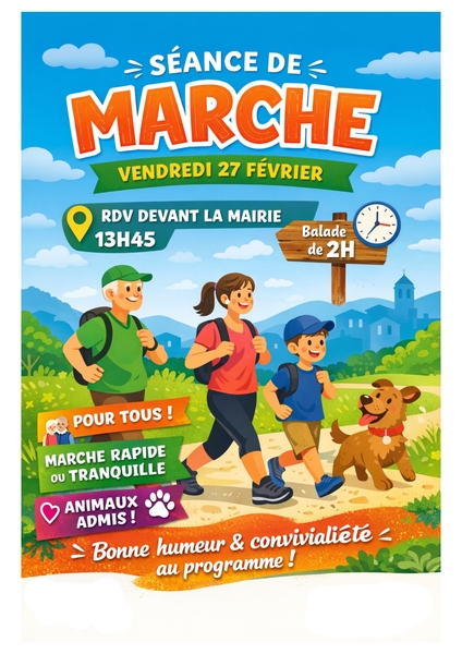 Séance de marche