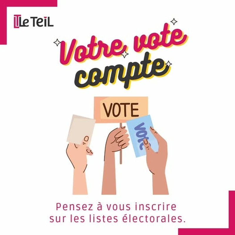 Élections municipales 2026 : pour voter, inscrivez-vous !