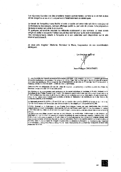 Enquête statistique sur le cadre de vie et la sécurité - Avril 2021 -2