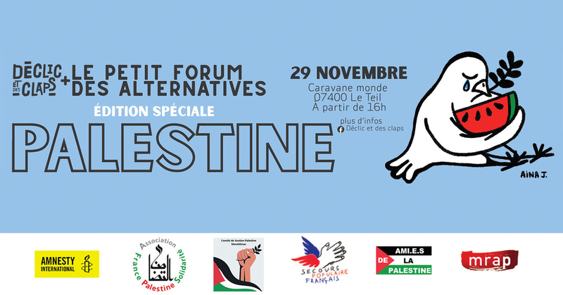 Evénement de soutien à la Palestine face à l'urgence humanitaire