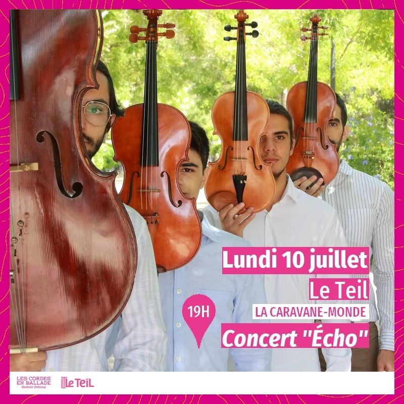 Festival Cordes en ballade : concert "écho" (off) avec le quatuor DaBraccio