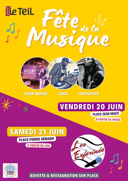 Fête de la Musique 2025 au Teil !