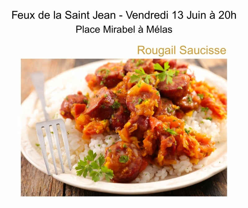 Feux de la Saint-Jean à Mélas ce vendredi !