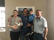 Magnifique rencontre avec Valérian, bébé teillois, né au Teil !
