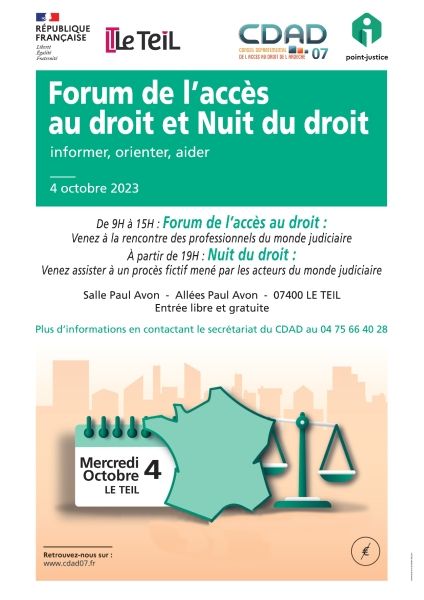 Forum de l’accès au droit et Nuit du droit