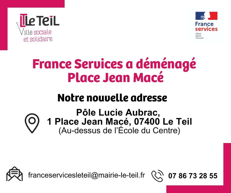 France Services vous accueille dans ses nouveaux locaux !