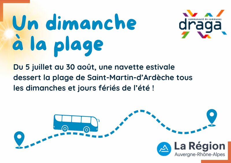 Direction la Plage en Navette Estivale !