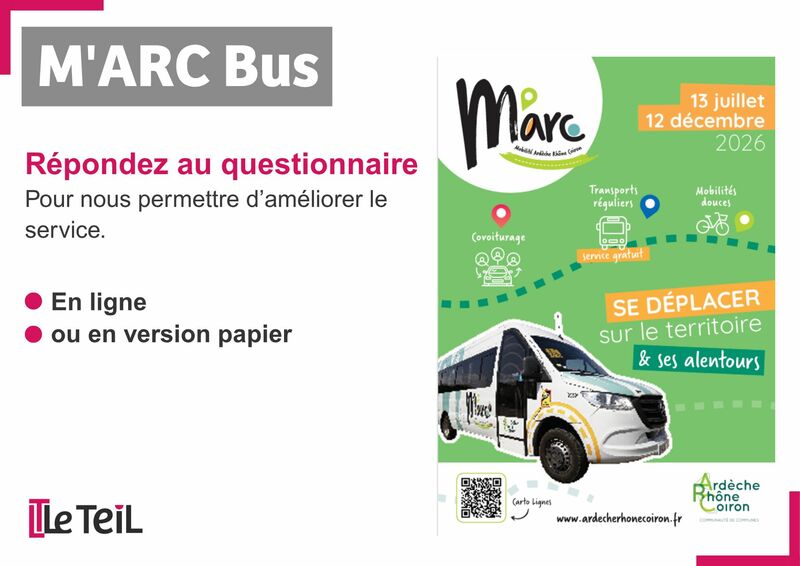 M'ARC Bus fait le bilan et vous donne la parole