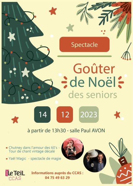 Goûter de Noël des seniors
