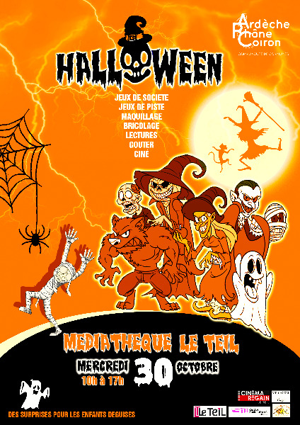 Halloween 2019 - médiathèque Le Teil - 30-10-2019jpg