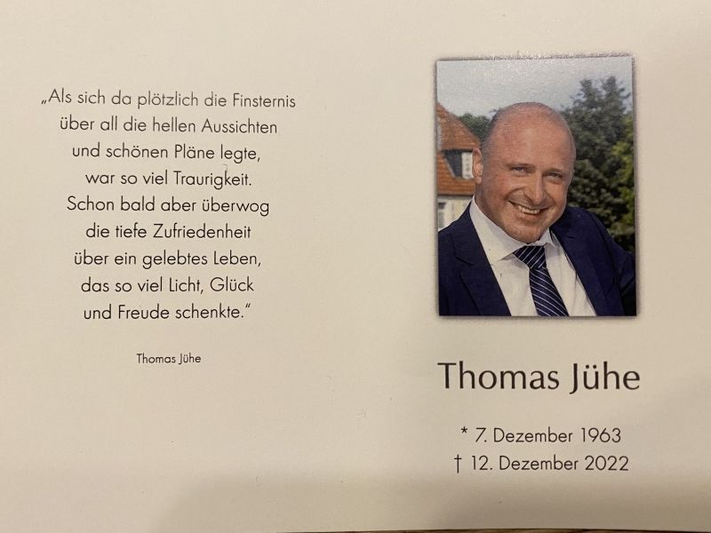 Hommage à Thomas Jühe - Maire de Raunheim -2