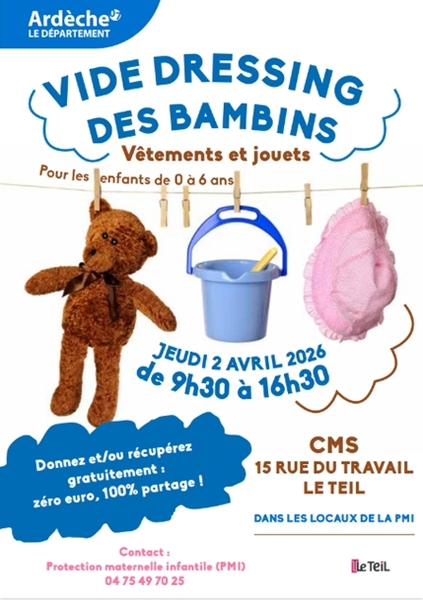 Vide dressing des bambins